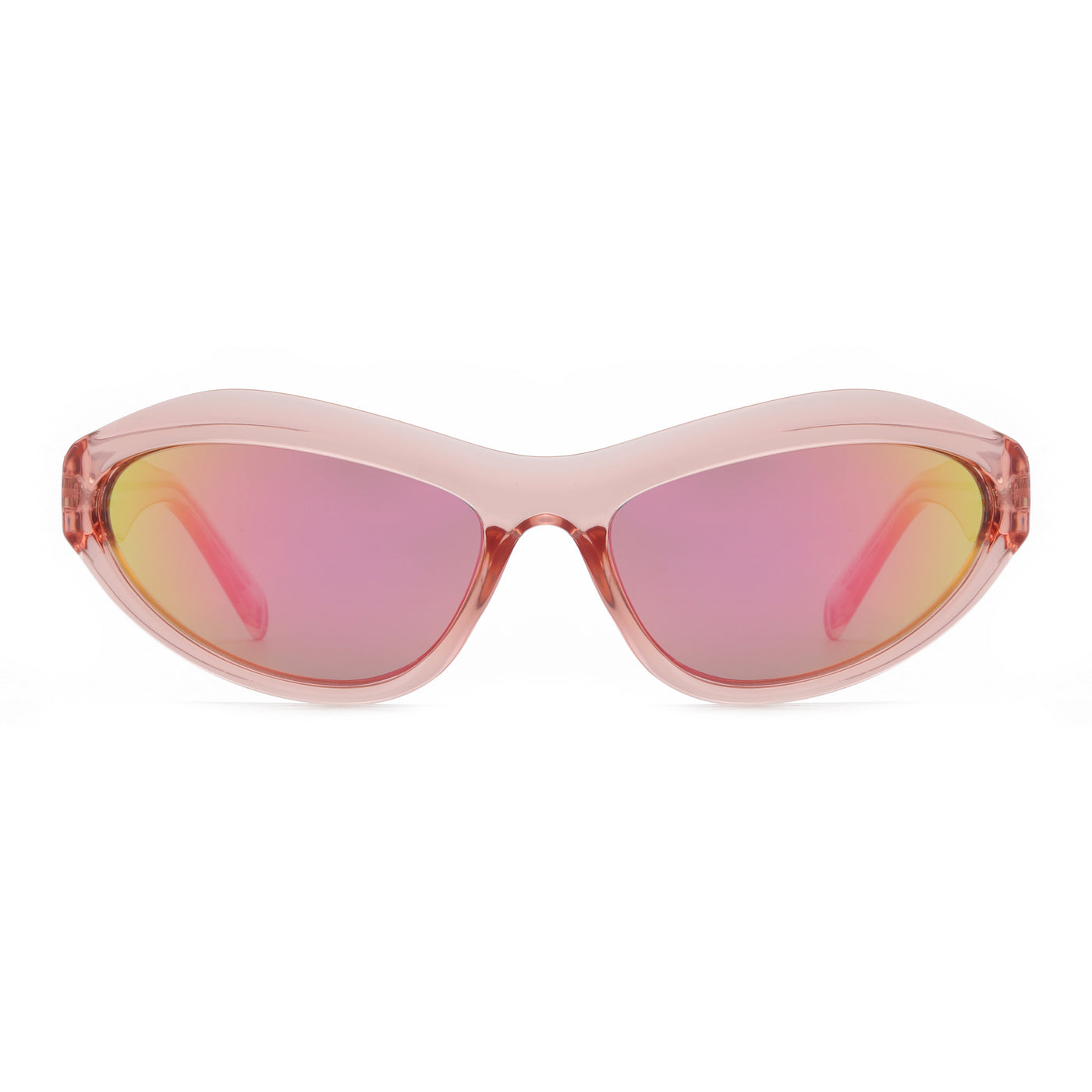 Transparent Pink/Pink Mirrored